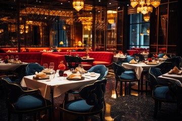 Exquisite Gourmet Haven: Luxury Restaurant Decor
