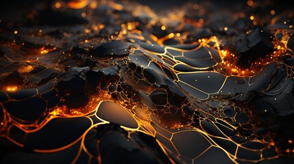 Generative AI. Abstract image of lava