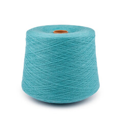 large spool of thread, knitting yarn, multi-colored threads