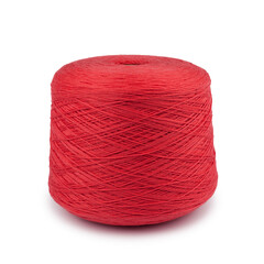 large spool of thread, knitting yarn, multi-colored threads