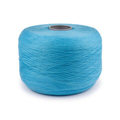 large spool of thread, knitting yarn, multi-colored threads