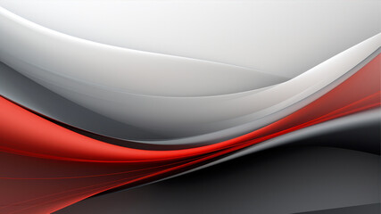 abstract background with red and black curved lines. Vector illustration.