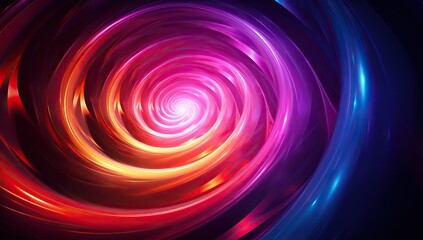 Spinning spiral in shades of red and purple Abstract background and wallpaper.