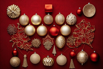 christmas balls and ornaments