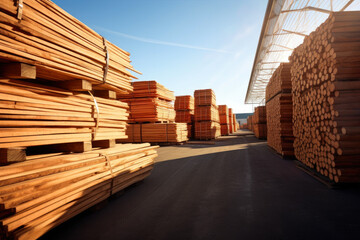 Warehouse Lumber Storage Solutions