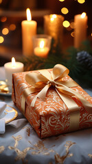 Fototapeta na wymiar christmas gifts and decorations