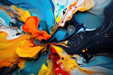 Fluid Paint in Abstract Art
