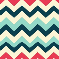 Seamless Chevron Tote Bag Pattern