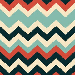Seamless Chevron Tote Bag Pattern, Perfect for Designing