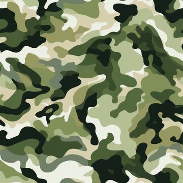 A Seamless Camouflage Pattern with a Ceramic Texture, Perfect for Tiles.