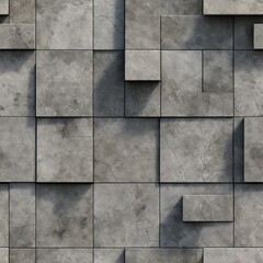 Seamless Concrete Texture for Walkthroughs, Ideal for Architecture with Tilable Pattern