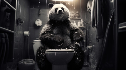 person with skull in the room