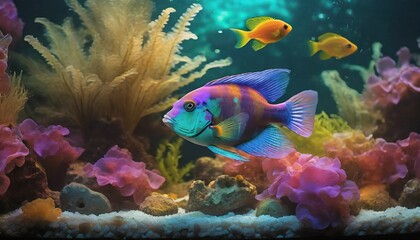 Obraz premium Fish in aquarium