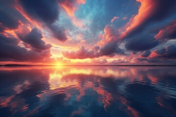 Fototapeta premium Water Sunrises: Inspiring