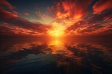 Fototapeta premium Sunrise Inspires Water Views