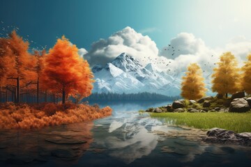 Dynamic Nature: Seasonal Landscapes.