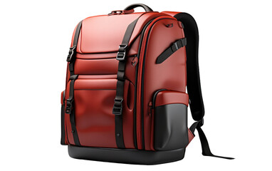 High-Quality Travel Bag Artwork on a Clear Surface or PNG Transparent Background.