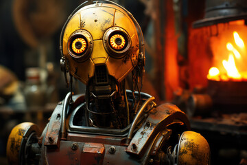 An AI Robot's Journey into the Realm of Artistic Endeavors - Generative AI