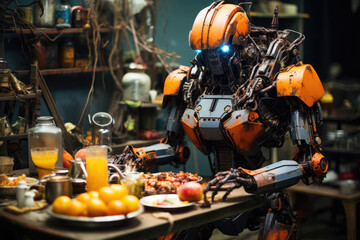 An AI Robot's Journey into the Realm of Artistic Endeavors - Generative AI