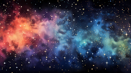 Fototapeta na wymiar Night sky starry sky PPT background poster wallpaper web page