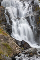 Fototapeta na wymiar Mystic Falls in Yellowstone National Park