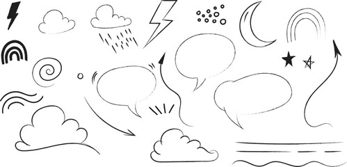 illustration of a set of symbols