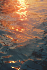 a reflection of the sun on a body of water