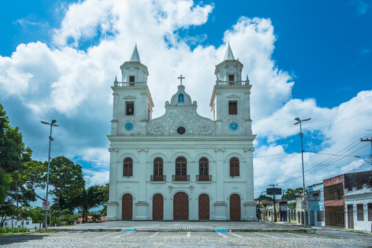 View of Catedral Basilica de Nossa Senhora das Neves - Jo&atilde;o Pessoa, State of Paraiba 