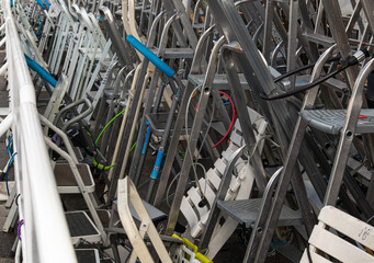 the stepladders used by paparazzi at Cannes film festival 