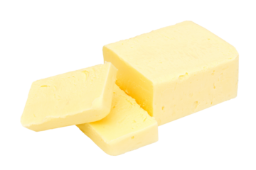Plaquette de beurre / Fond transparent
