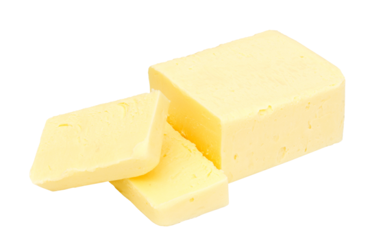 Plaquette de beurre / Fond transparent