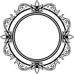 Obraz premium Frame with ornament