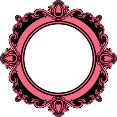 Frame with ornament