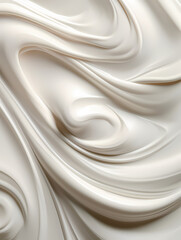 Milky white silky liquid PPT background poster wallpaper web page