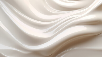 Obraz premium Milky white silky liquid PPT background poster wallpaper web page