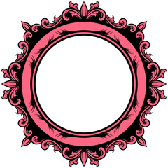 Frame with ornament