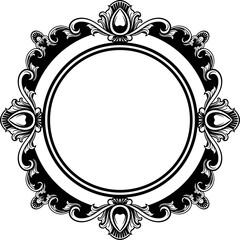 Frame with ornament