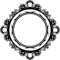 Frame with ornament