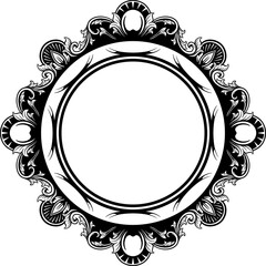 Frame with ornament