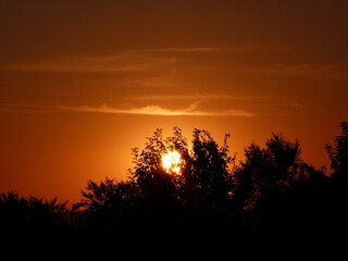 захід сонця
