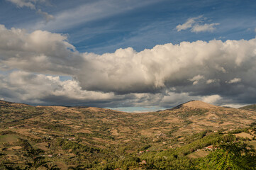 Molise, Italy. Spectacular autumn landscape