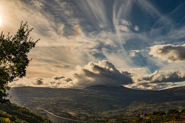 Molise, Italy. Spectacular autumn landscape