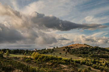 Molise, Italy. Spectacular autumn landscape