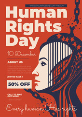 Human Rights Day Poster Template