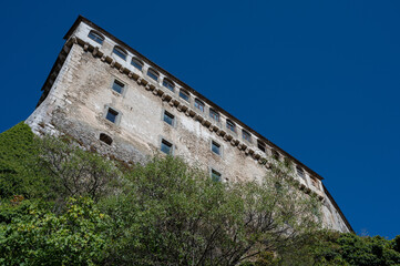 Pescolanciano, Molise. D’Alessandro Castle. View