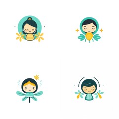 Beautiful abstract logo. Earth, environmental protection. Nature protection concept.