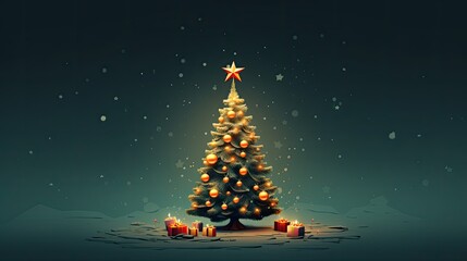 Christmas tree - generative ai