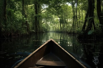 Boating Through Amazons Flooded Forest. Сoncept Delicious Summer Bbq Recipes, Diy Home Improvement Projects, Essential Camping Gear Guide