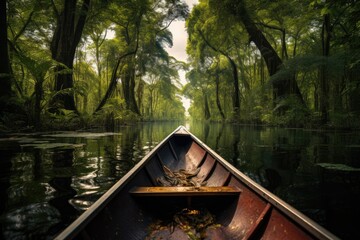 Boating Through Amazons Flooded Forest
