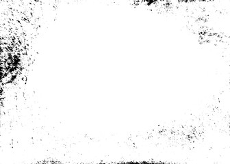 Rustic grunge vector texture with grain and stains. Abstract noise background. Weathered surface. Dirty and damaged. Detailed rough backdrop. Vector graphic illustration with transparent white. EPS10.